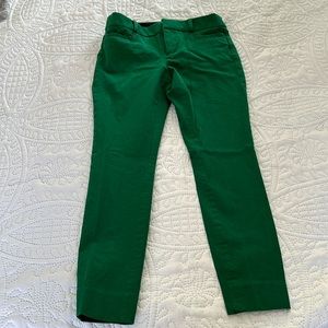 Banana Republic Sloan petite skinny green pants